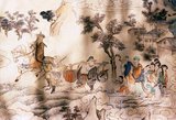 'Journey to the West' is one of the Four Great Classical Novels of Chinese literature. Originally published anonymously in the 1590s during the Ming Dynasty, its authorship has been ascribed to the scholar Wu Cheng'en since the 20th century. In English-speaking countries, the tale is also often known simply as Monkey.<br/><br/>

The novel is a fictionalised account of the legendary pilgrimage to India of the Buddhist monk Xuanzang. The monk travelled to the Western Regions during the Tang dynasty, to obtain sacred texts (sūtras). The Bodhisattva Guan Yin, on instruction from the Buddha, gives this task to the monk and his three protectors in the form of disciples — namely Sun Wukong, Zhu Bajie and Sha Wujing — together with a dragon prince who acts as Xuanzang's steed, a white horse. These four characters have agreed to help Xuanzang as an atonement for past sins.<br/><br/>

Zhangye is an important light industrial and agricultural centre at the heart of the Hexi Corridor with a population of about 200,000. It was originally an important garrison town designed to protect Silk Road traffic and keep the troublesome nomadic invaders out of China Proper.